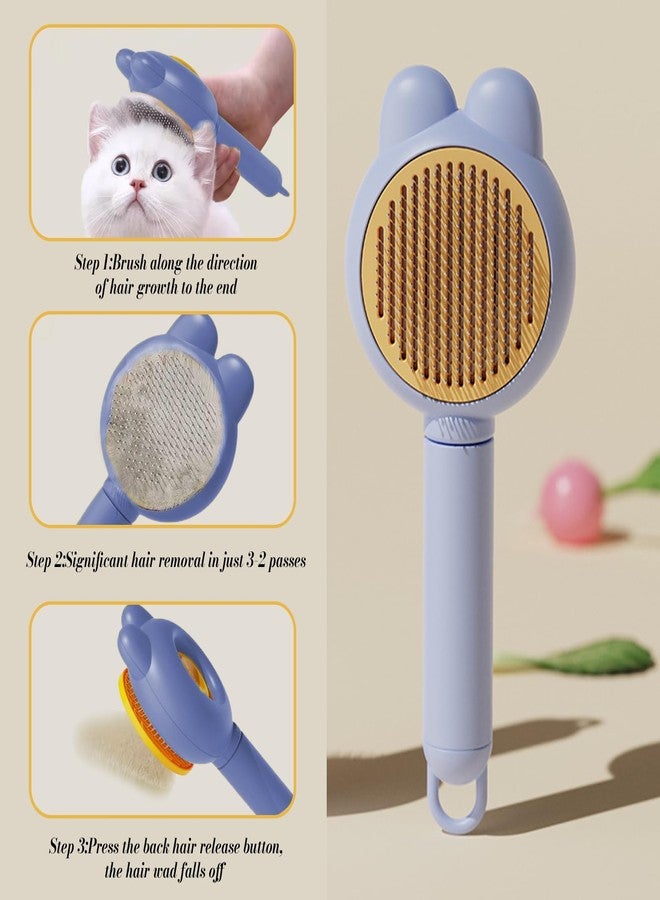 BOBOAR Cat Hair Brushes for Indoor Short Haired Cats, Deshedding Cat and Dog Brush for Shedding - Image 5