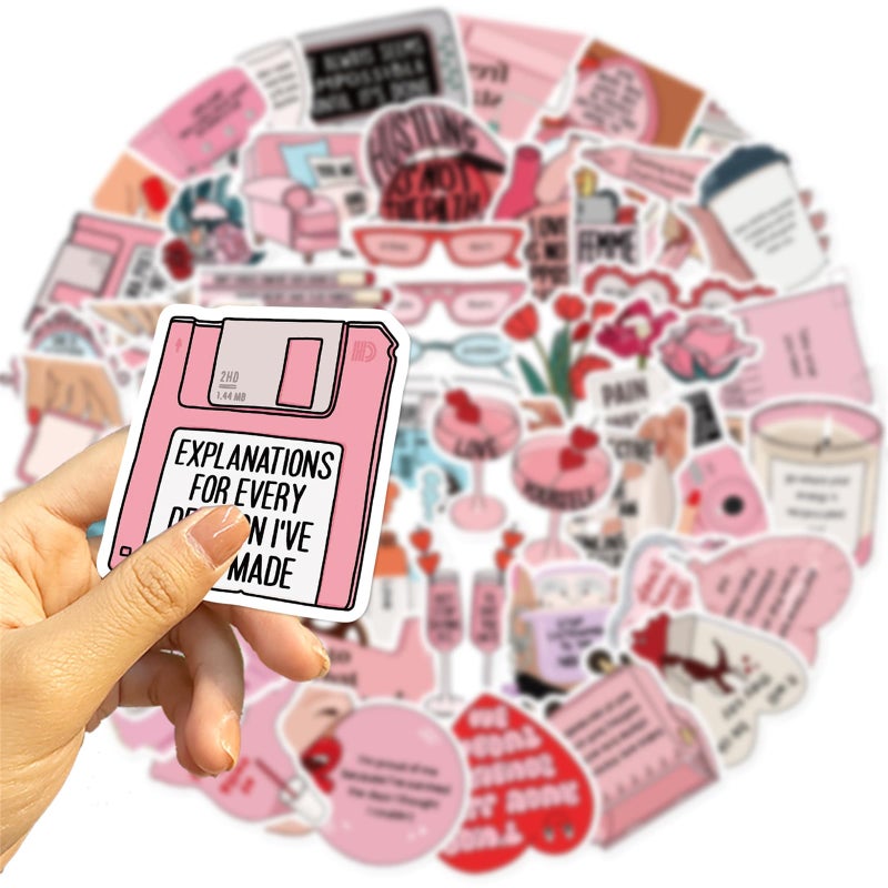 Icicrim Self Love Stickers for Teens Adults Women, Icicrim 50PCS Love Yourself Stickers for Water Bottles Laptop Luggage Phone Vinyl Waterproof Cute Stickers for Girls - Image 4