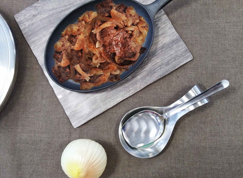 TableCraft Products HB1 Single Spoon Rest, Stainless Steel Brushed - Image 3