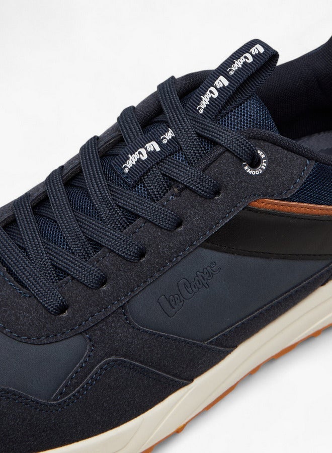 Lee Cooper Men's Panelled Lace-Up Sneakers - Image 4