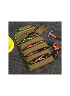 PROMASS promass Upgraded Tool Roll Up Bag, Heavy Duty Roll Up Tool Bag, Roll Up Tool Organizer with 2 Detachable Shoulder Strap, Multi-Purpose Tool Roll Pouch for Motorcycle Truck  - Image 3