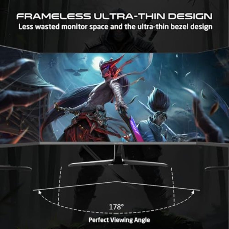 GOESP24240IPS Esports Series Gaming Monitor 24 IPS Display FHD Resolution 240Hz Refresh Rate 0.5ms MPRT Response Time FreeSync Adaptive-Sync + VRR Low Blue Light Black - Image 5