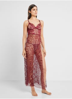 ELLA Lace Longline Slip Dress  - Image 4