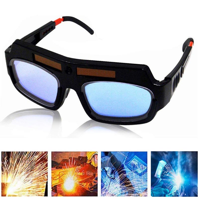 Sywan Solar Auto Darkening Welding Goggle Helmet Mask Safety Welding Glasses, Anti-Flog Anti-Glare Protective Goggles (1)  - Image 1