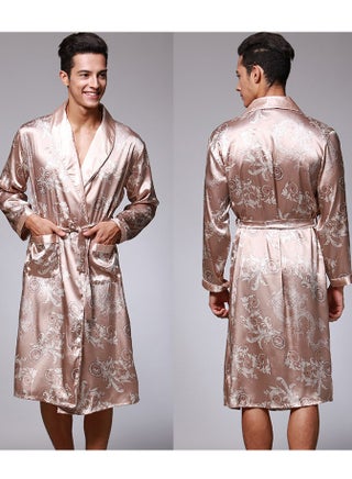 Men's Long Sleeve Nightgown Printed Pajamas Sleepwear Lounge Wear Camel - pzsku/ZF9B734CFBA59727E3223Z/45/_/1694569377/4f1c4896-7000-48ca-a71b-4ae2075ac6bc