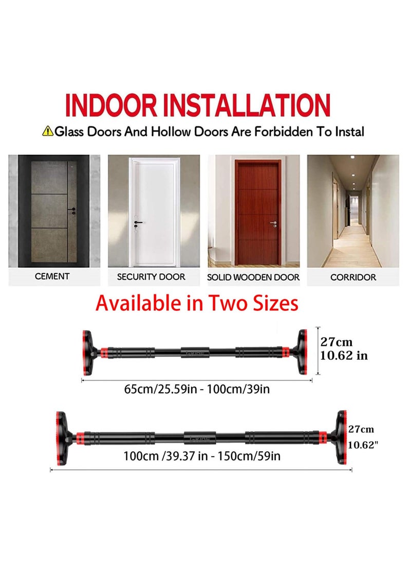 VUCATIN كرسي أرجوحة للأطفال، حبل أرجوحة،  سحب، مجموعة لياقة بدنية للأطفال في الأماكن المغلقة (أحمر) - Image 3