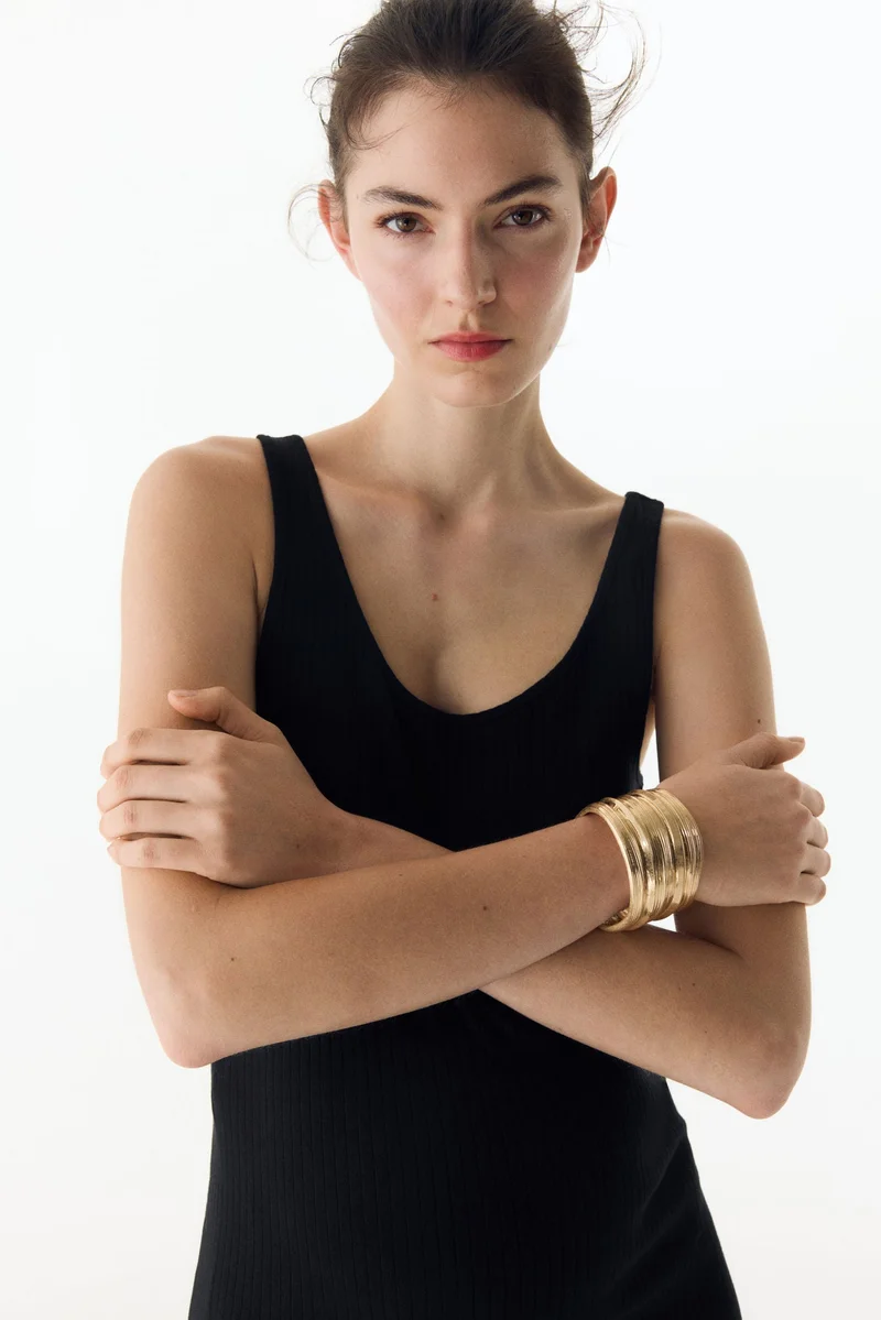 H&M MAMA Fine-knit dress