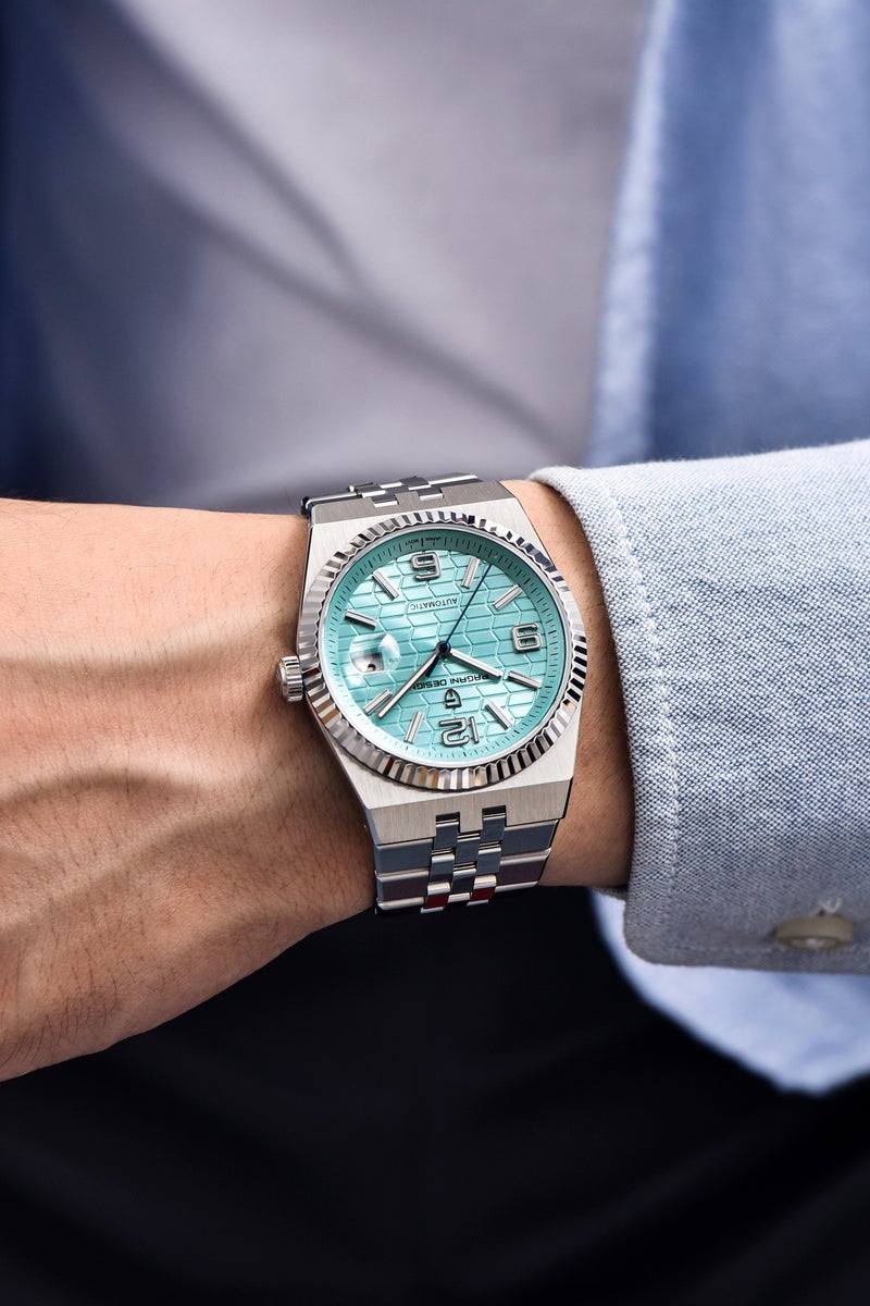 باغاني ديزاين 2025 جديد الرجال التلقائي ساعات آلية ، 40.5 مللي متر إطار من الفولاذ المقاوم للصدأ ، مضيئة الأيدي ، يوميا مقاوم للماء ، عالية الجودة الاصطناعية الياقوت سطح الزجاج ، الفاخرة الرجال ساعة أنيقة - Image 2