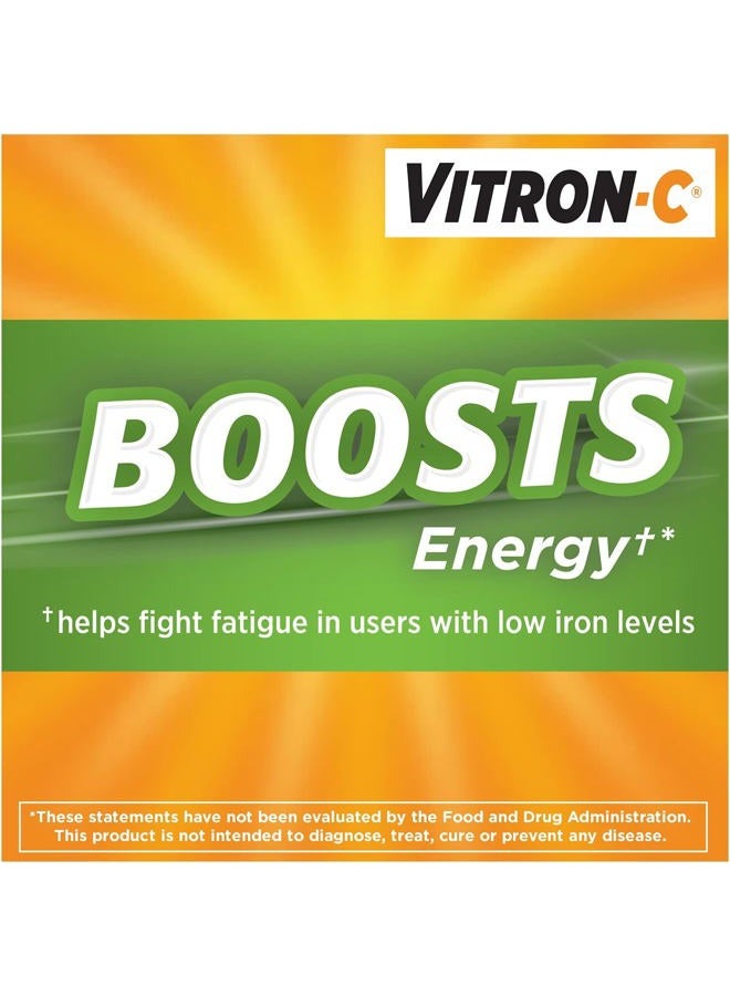 Vitron-C Iron Supplement Plus Vitamin C Coated Tablets 60 ct (4 Pack) - Image 2