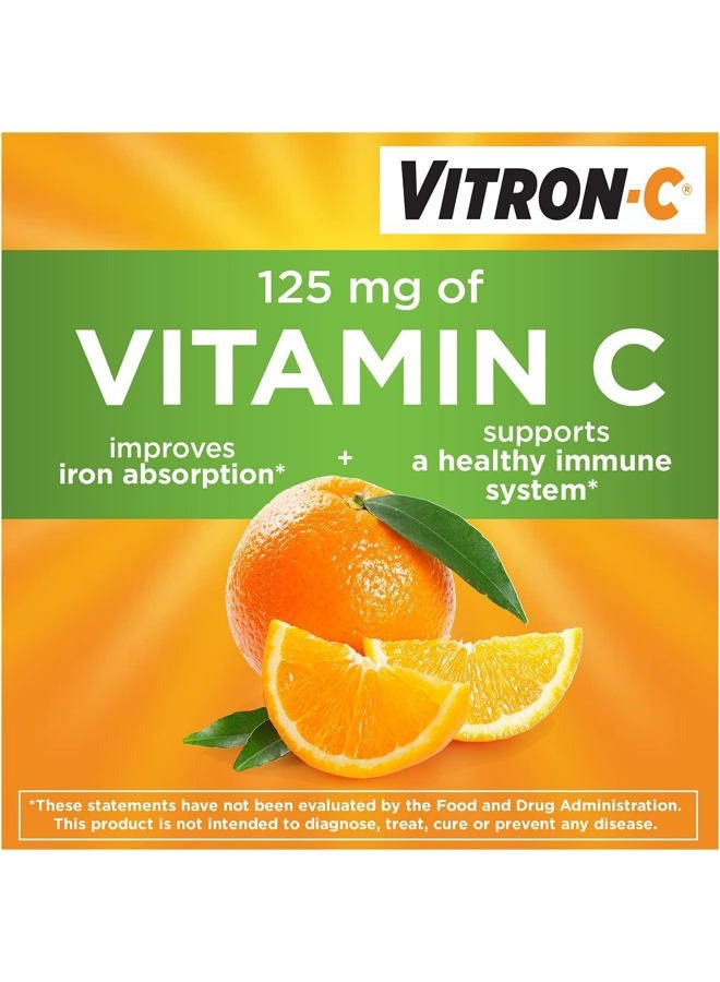 Vitron-C Iron Supplement Plus Vitamin C Coated Tablets 60 ct (4 Pack) - Image 4