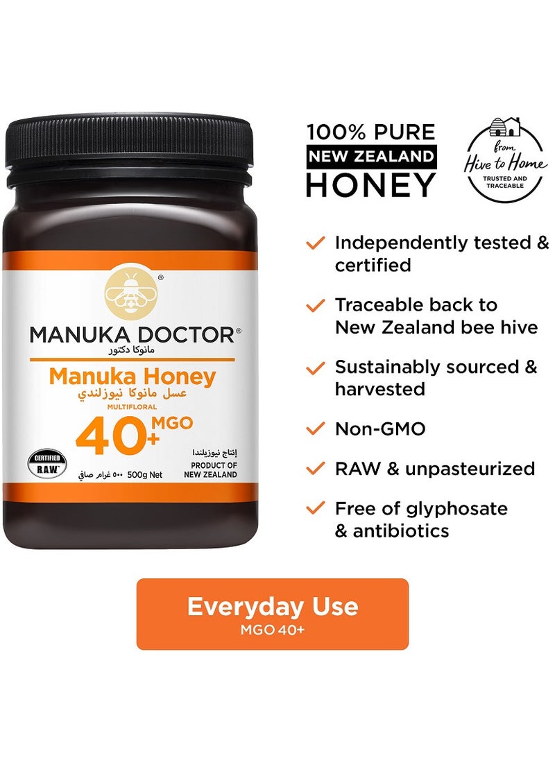 MANUKA DOCTOR - Multifloral MGO 40+ 500g - Image 1