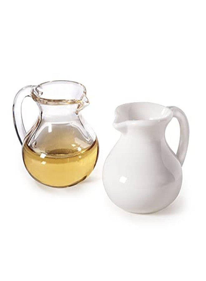 Get G.E.T. CM-300-PC-CL Restaurant Style Plastic Coffee Creamer Pitcher, 3 Ounce, Clear (Set of 12) - Image 4
