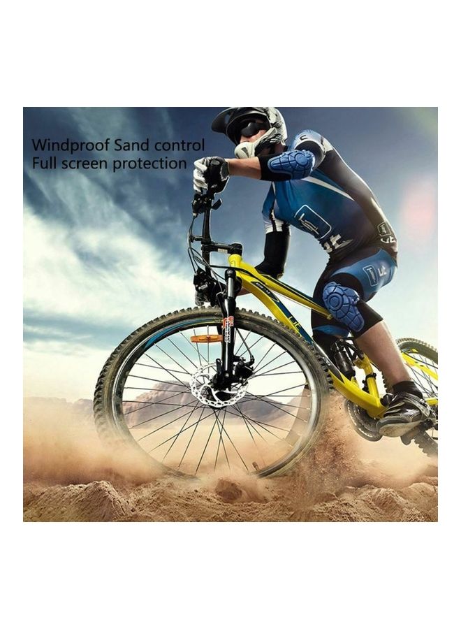 نظارة واقية واقية للساق قابلة للتعديل بعدسات مضادة للضباب بعدسات شفافة مضادة للضباب، اللون: أسود، مضاد للضباب - Image 3