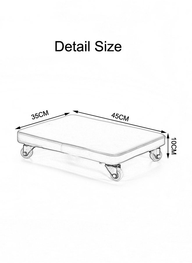 XIANGYU Soft Scooter Board With Plastic Casters Floor Gym Indoor Outdoor Activities  - Image 3