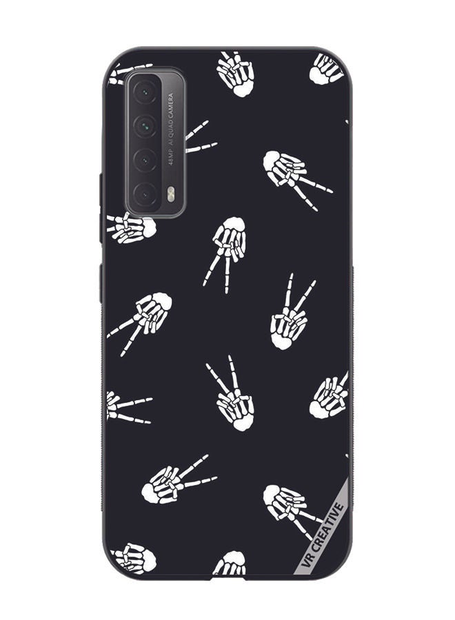 VR CREATIVE Protective Case Cover For Huawei Y7a Hallowen Design Multicolour - Image 1