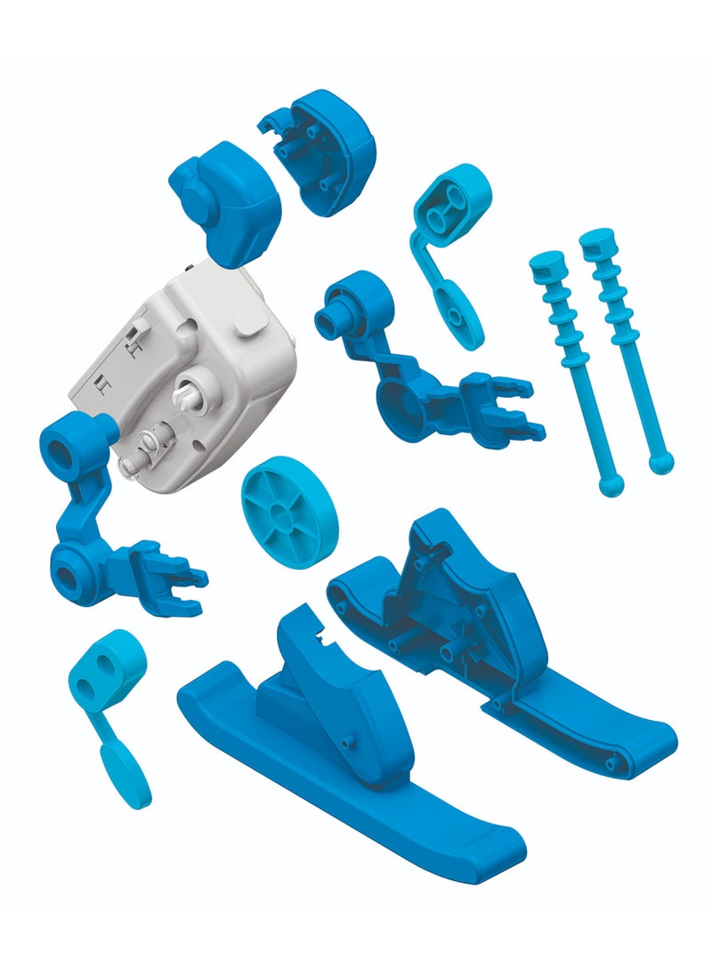 Clementoni Skier Action Robot, Battery Operated | Assemble the Robot | STEM Toys | Science Toys | Educational & Learning Toy | Gift for Kids and Science Lover - Image 2