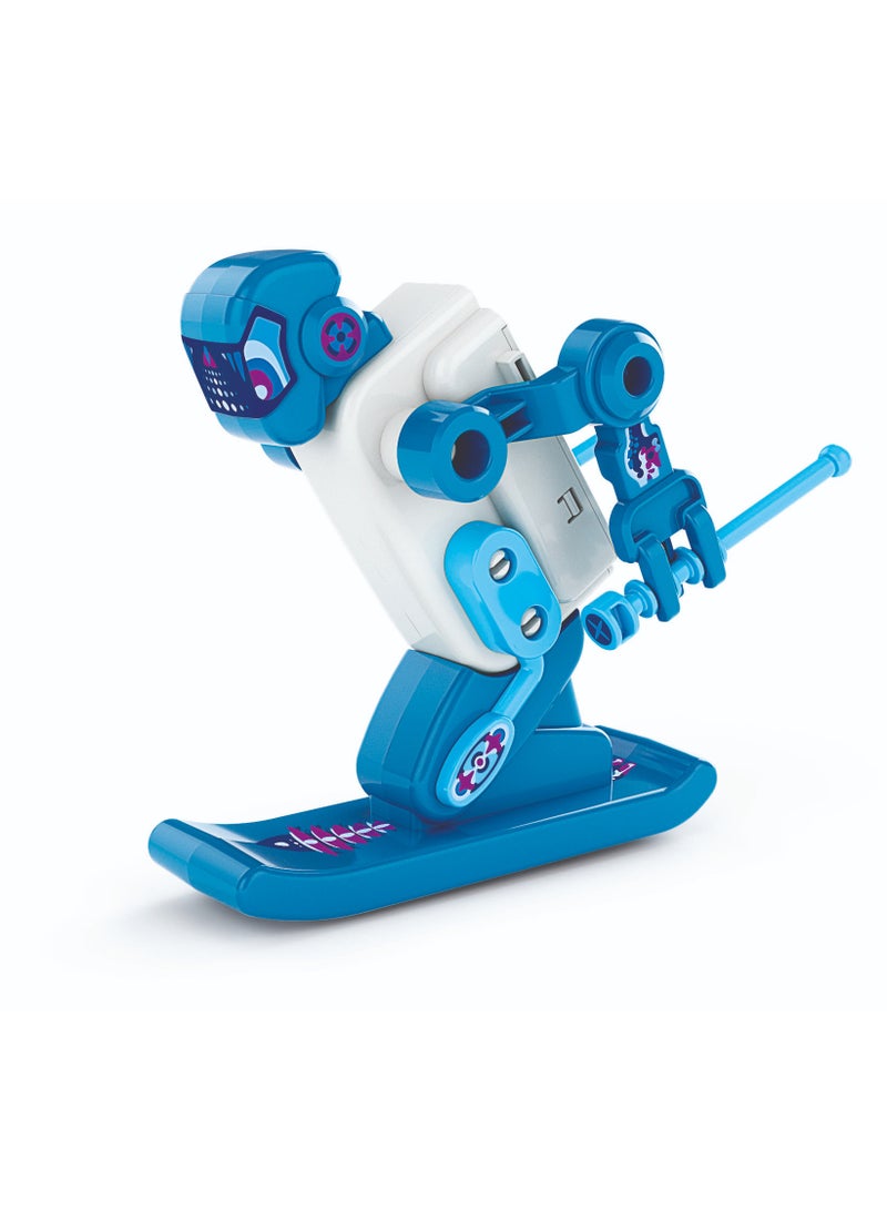 Clementoni Skier Action Robot, Battery Operated | Assemble the Robot | STEM Toys | Science Toys | Educational & Learning Toy | Gift for Kids and Science Lover - Image 3
