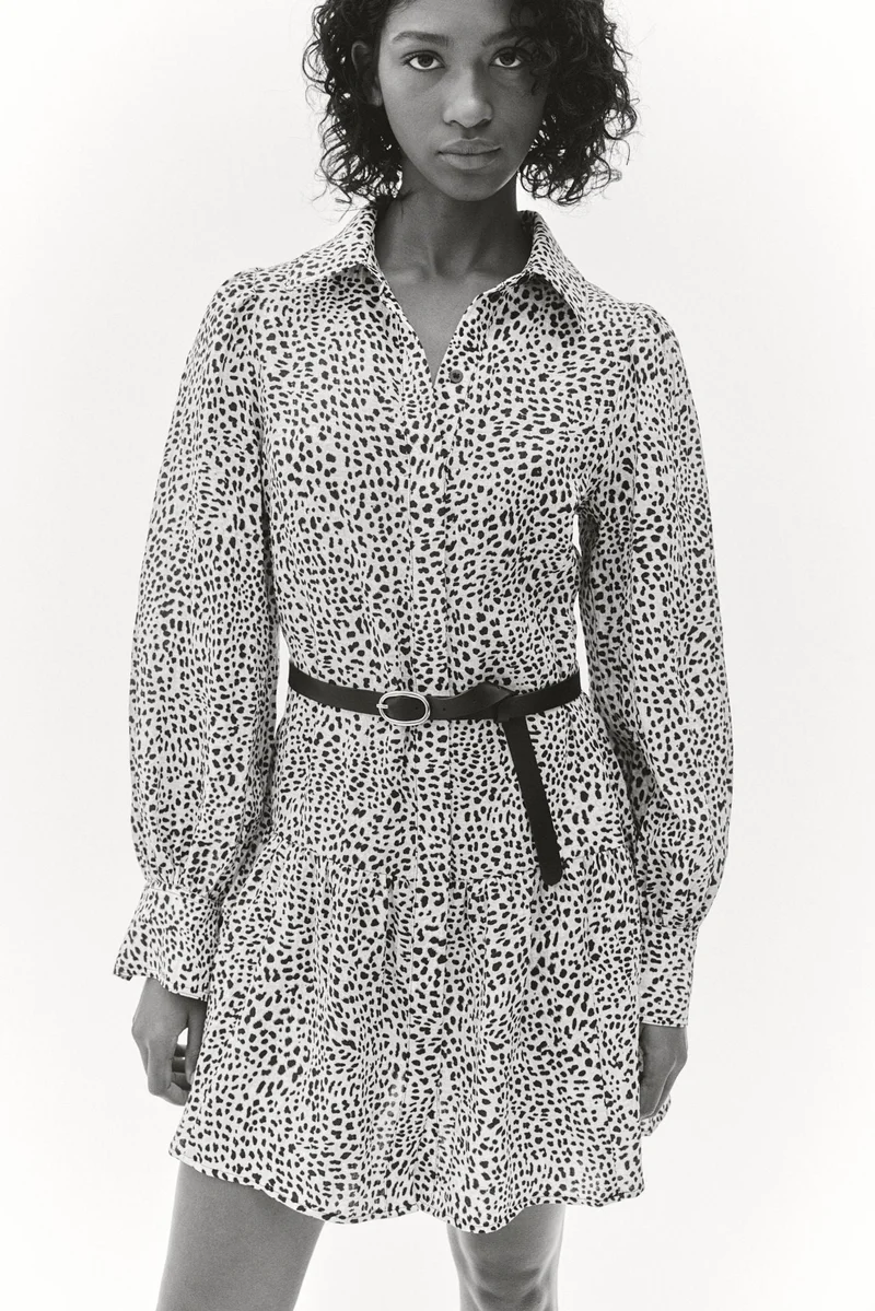 H&M Belted shirt dress