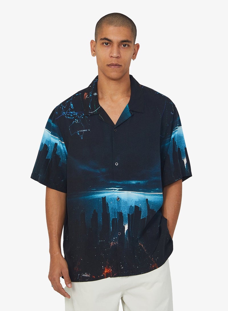 HUF GROUND CONTROL SS RESORT SHIRT - Image 2