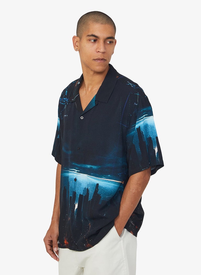 HUF GROUND CONTROL SS RESORT SHIRT - Image 1