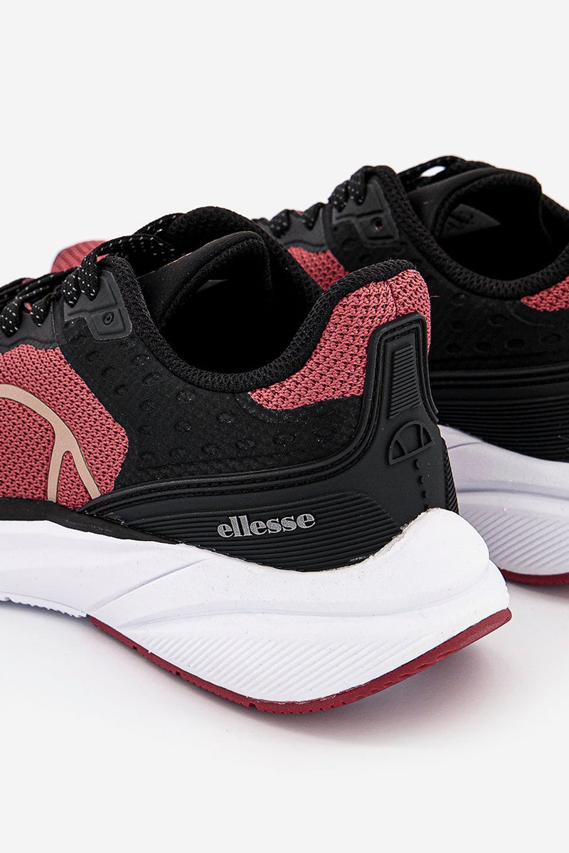 Ellesse Women Oran Runner Lace-Up Shoes, Dark Red - Image 4