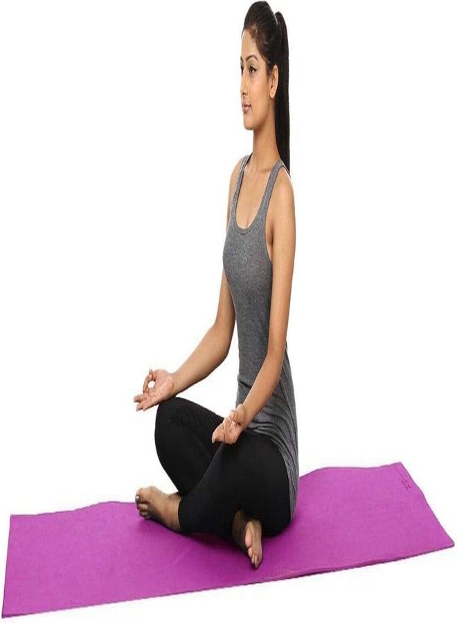 North Field Yoga Mat 4 mm Anti Skid for Gym Workout and Flooring Exercise Long Size Yoga Mat for Men Women(61 x 173 cm,600 g) (999, 4 mm) - Image 4