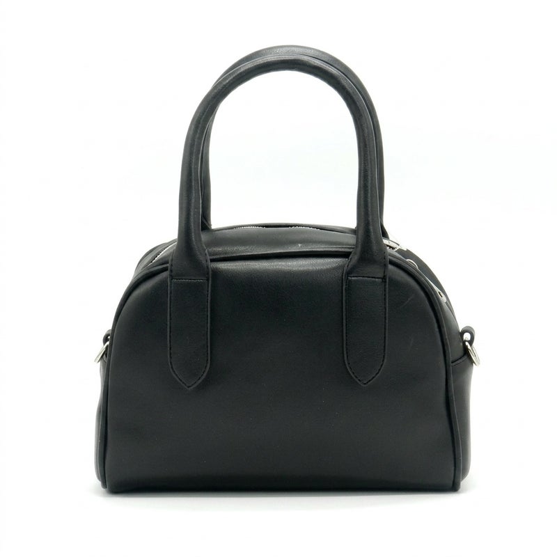 Fourteen Women's Faux Leather Satchel Bag - Black - Image 2
