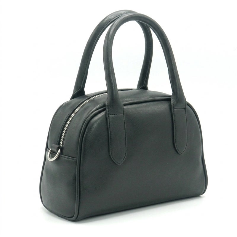 Fourteen Women's Faux Leather Satchel Bag - Black - Image 3