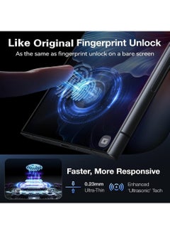 SNBFA 2 Pack Samsung Galaxy S25 Ultra Privacy Screen Protector Tempered Glass,Anti-Spy,Fingerprint Unlocking,Full Coverage,S25 Ultra Accessories,Case Friendly,Easy Installation  - Image 4