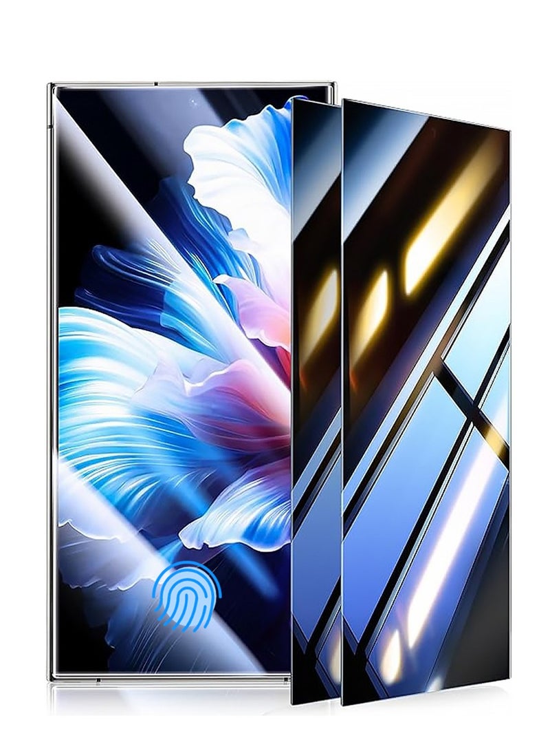 SNBFA 2 Pack Samsung Galaxy S25 Ultra Privacy Screen Protector Tempered Glass,Anti-Spy,Fingerprint Unlocking,Full Coverage,S25 Ultra Accessories,Case Friendly,Easy Installation - Image 1