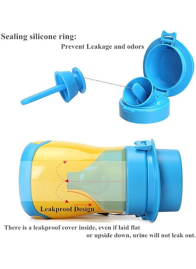 Arabest - Upgrade Portable Emergency Urinal Potty,600ml Toilet Pee Training Cup,for Baby Child Boys,Used for Kid Potty Pee Training and Camping Car Travel - Image 1