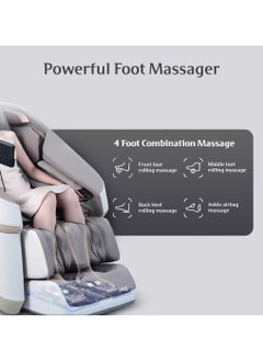 Jimny Massage Chair, Magnetic Massage Mechanism, 22 Auto Programs, Heat Theraphy, Zero Gravity, Intelligent Voice and Bluetooth - Massage Chair with 10 Years Warranty - Grey - pzsku/ZF9B7DA84639E1A23F7AAZ/45/_/1723191821/602325e9-07f3-4735-88ff-daabd81c6e98