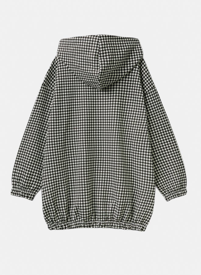 بينيتون هودي بنات بنقشة - Image 2