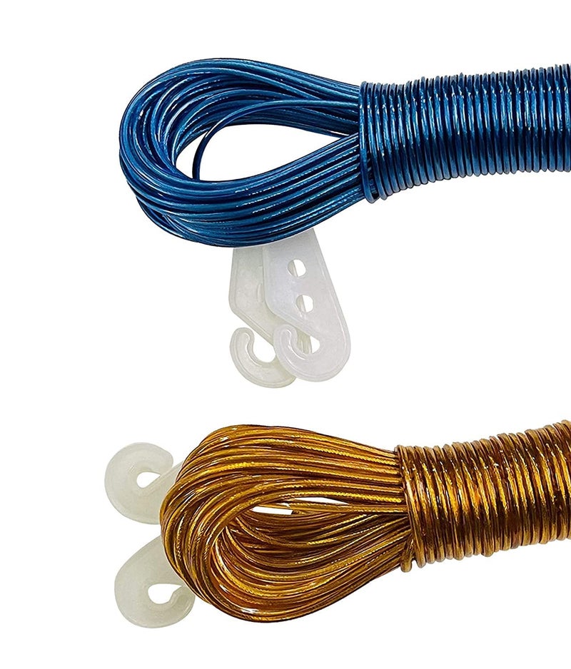 Puthak PVC Coated Steel Wire Rope Polypropylene Clothesline 20 m - Image 2