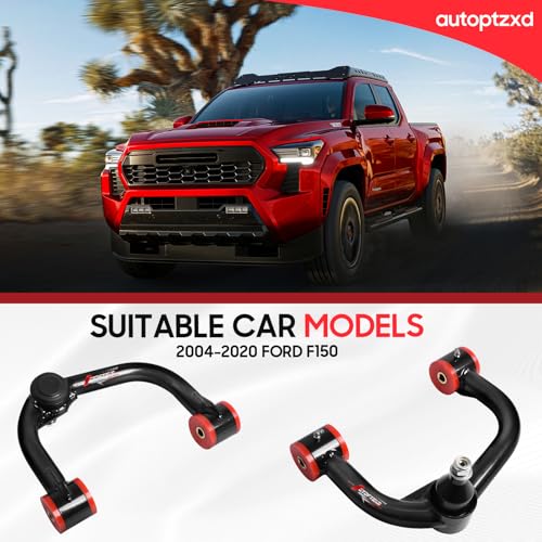 Autoptzxd 2-4" Front Upper Control Arms w/Ball Joint for 2004-2020 Ford F150, Suspension Adjustable Control Arm, Replacement OEM Factory/Stock Suspension Arms 2pcs - Image 3
