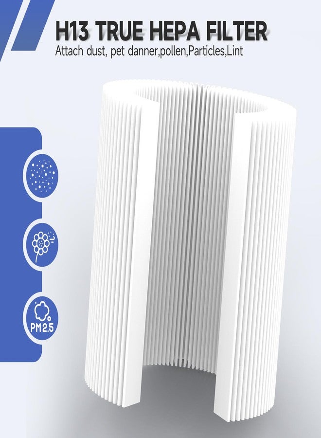 GoKBNY عبوتان من فلاتر HEPA البديلة الأصلية، متوافقة مع أجهزة تنقية الهواء Tenergy Renair و Cool-Living CL-6070A و Beaba و Tredy TD-1300، فلتر هواء عالي الكفاءة 3 في 1 - Image 4