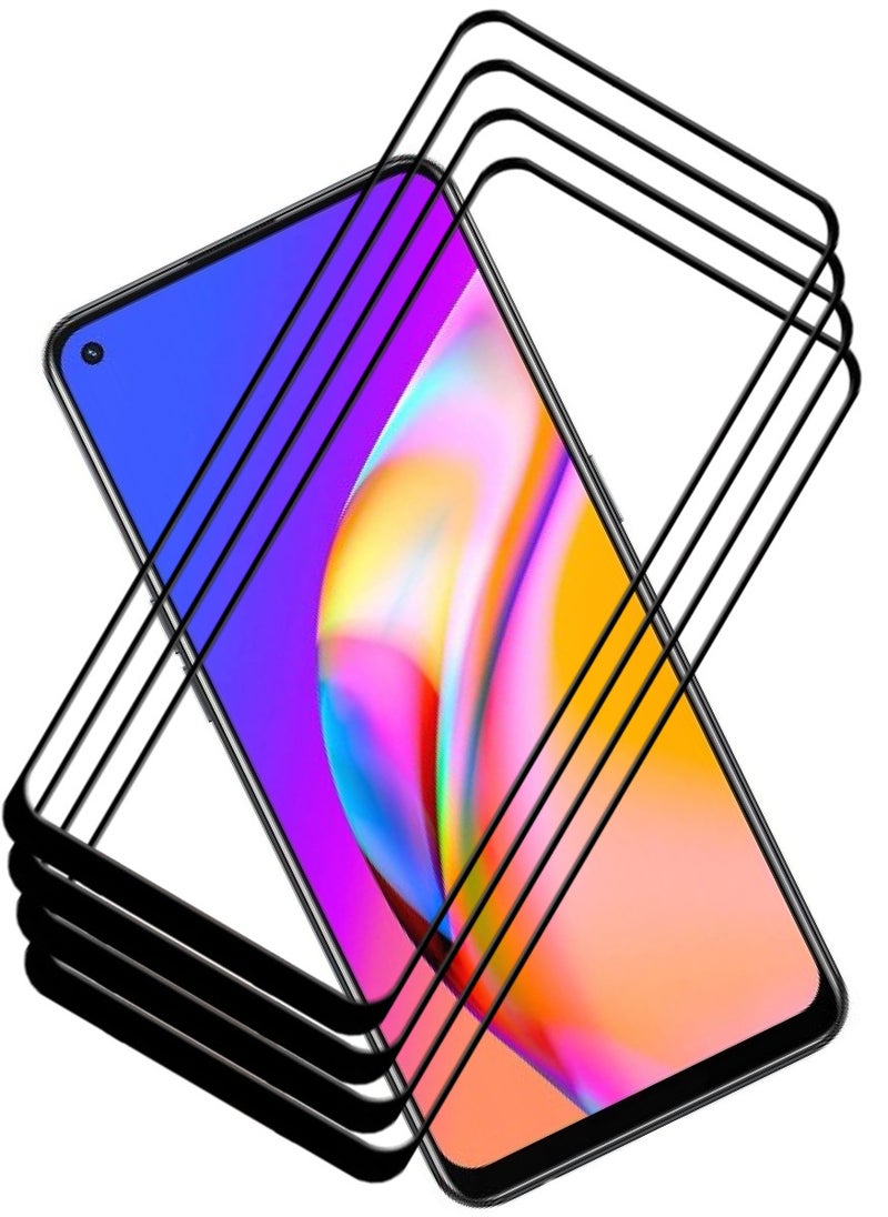 ACLIX 4 Pieces Antistatic ESD Dustproof Premium Quality High Definition Tempered Glass Screen Protector Designed For Oppo A94 - Image 1