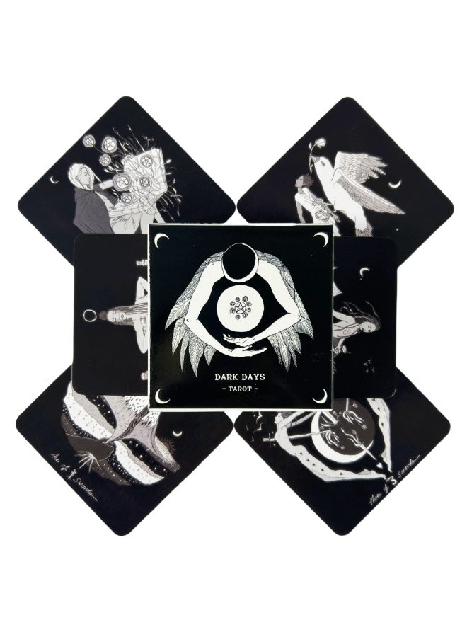 NIBEMINENT Dark Days Tarot Deck - Occult English Version - Future Prediction Divination Version - Image 1