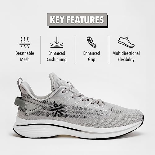 CULT Active Men Running Shoes (Grey_UK6) - Image 3