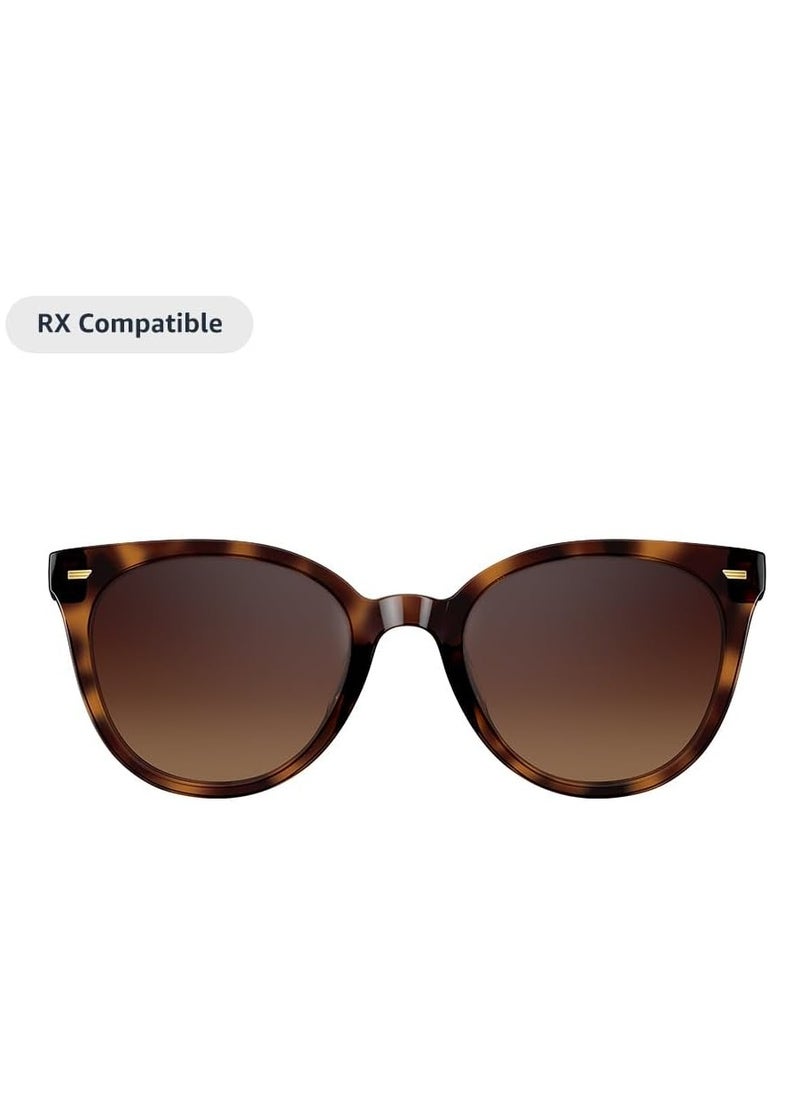 ECHO - Echo Frames Smart glasses with Alexa- Cat Eye frames in Brown - Image 1