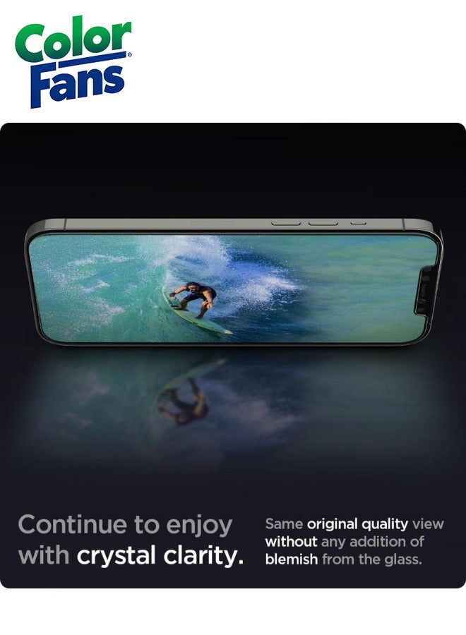 Color Fans GlasTR EZ FIT iPhone 12 Pro Max Tempered Glass Screen Protector - Image 3