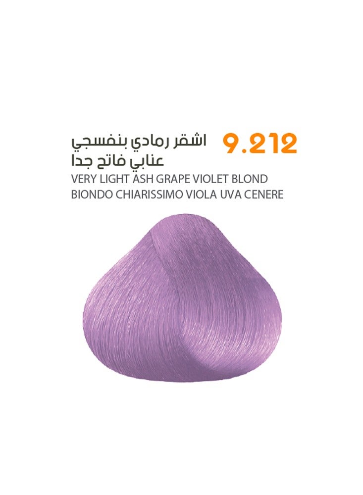 SAVOO Hair Color Cream 9.212 Very Light Ash Grape Violet Blond - Herbal Extract & Oil Plex 100ml - Image 1