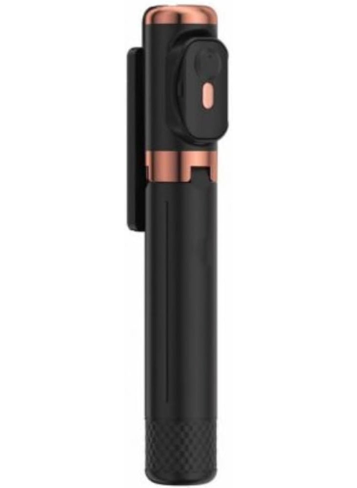 JC-16H Bluetooth Selfie Stick Tripod with Remote & Dual LED Lights, Extendable for iPhone & Android - Black - Image 2