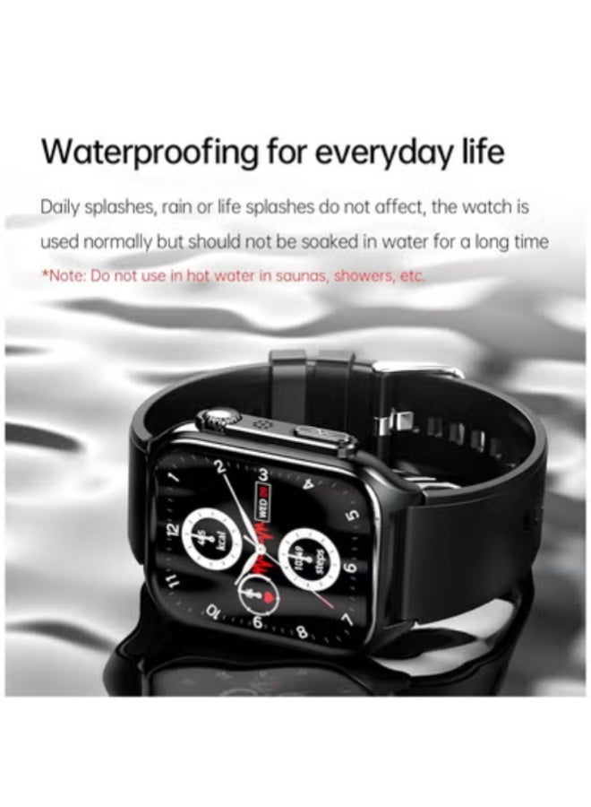 AROAQ Smart Health Monitoring Watch with Glucose Level Tracking, Waterproof Fitness Tracker with Heart Rate, SpO2, BP Monitor, Sleep Tracking & Sports Modes – 1.96" HD Display for Men & Women - Image 5