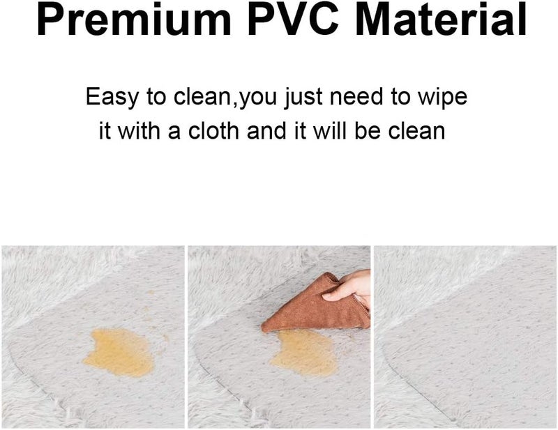 Azadx Carpet Floor Chair Mat for Low, Standard and No Pile Carpeted Floors - Plastic Desk Chair Mat for Easy Rolling - Durable Carpet Protector (30 x 48'' Rectangle) - Image 5