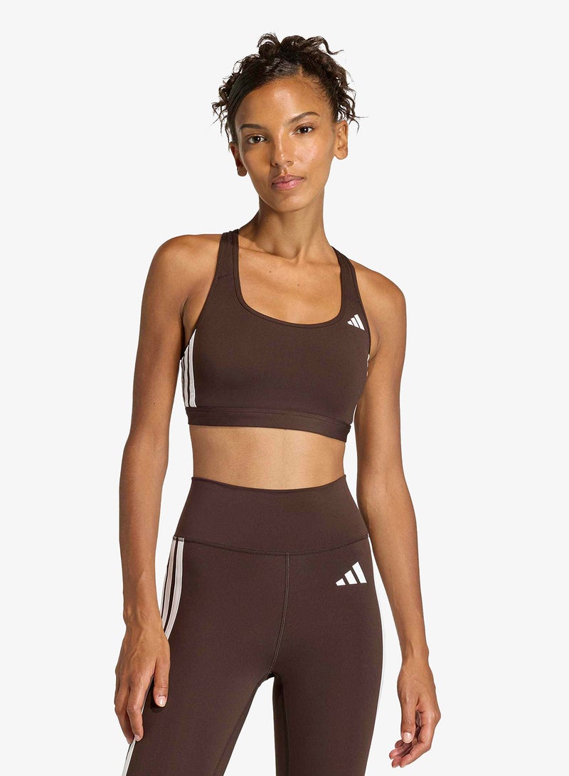 Adidas 3-Stripes Optime Essentials Medium Support Bra - Image 1