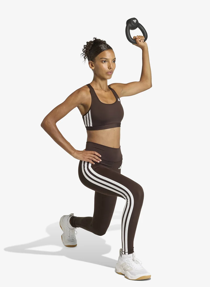 Adidas  3-Stripes Optime Essentials Medium Support Bra for Women | Best Price UAE