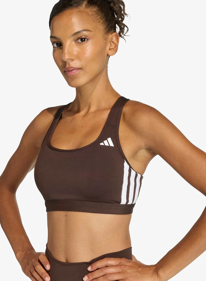 Adidas  3-Stripes Optime Essentials Medium Support Bra for Women | Best Price UAE