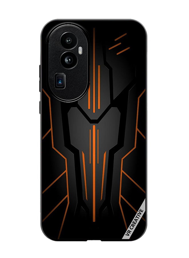 VR CREATIVE Protective Case Cover For Oppo Reno 10 Pro Plus Black Sark Design Multicolour - Image 1