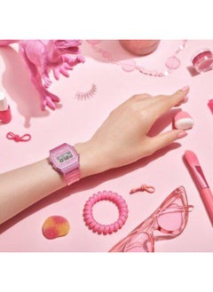 CASIO Casio Watch for Unisex F-91WS-4DF Digital Resin Band Pink  - Image 3